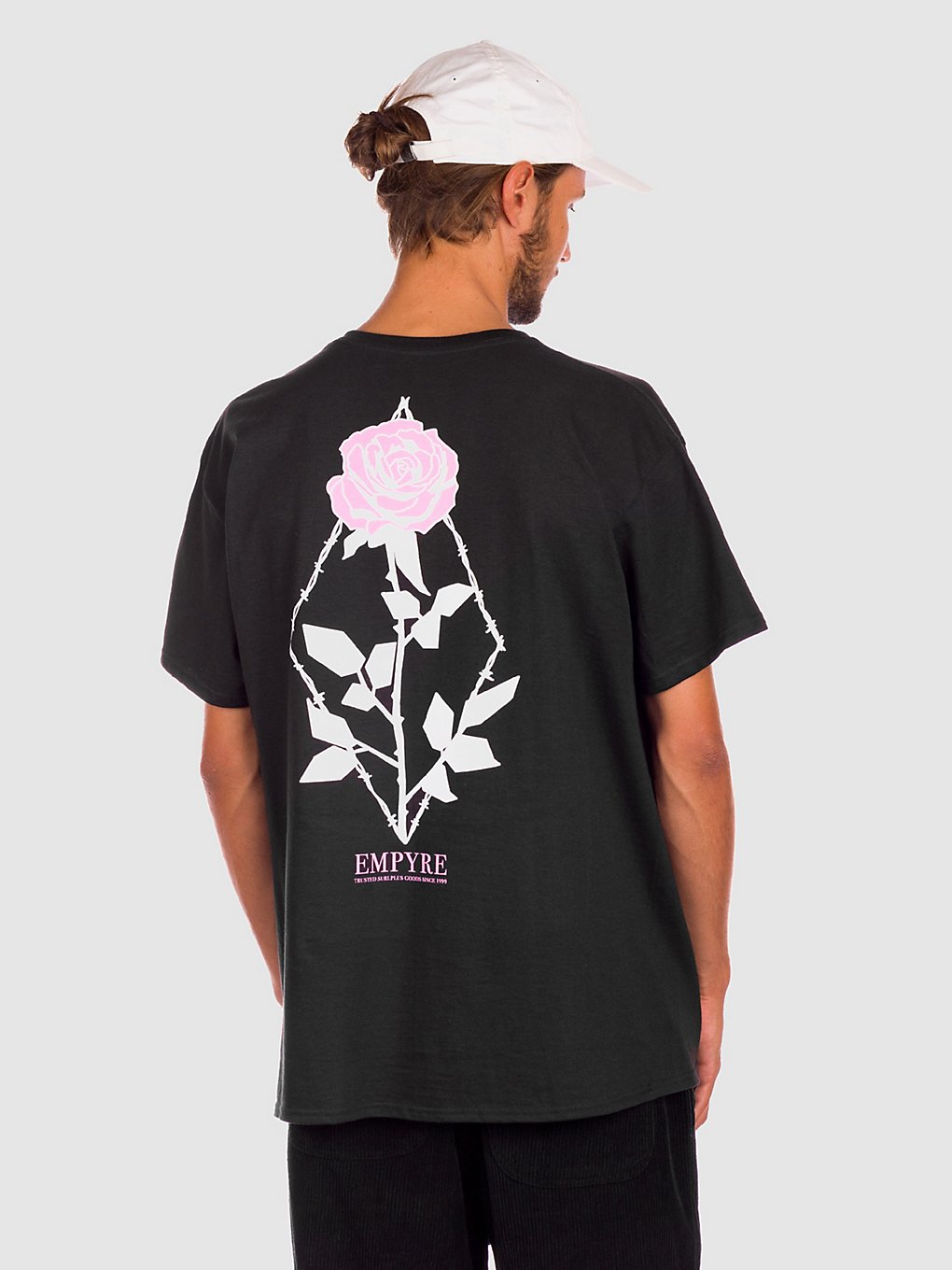 Empyre Eden Flora T-Shirt zwart