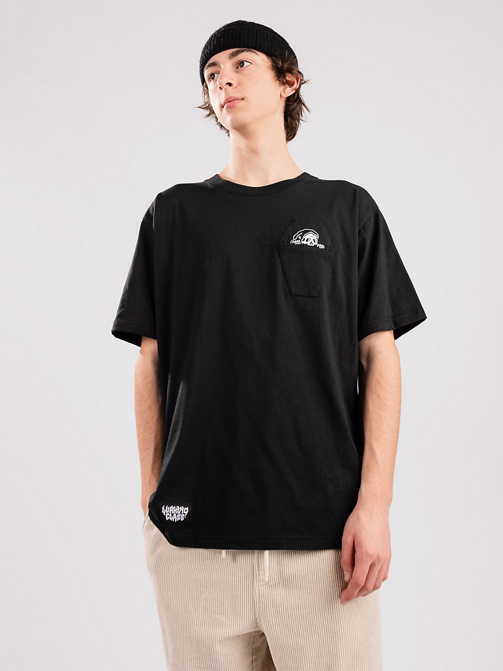 Lurking Class Coffin Pocket T-Shirt zwart