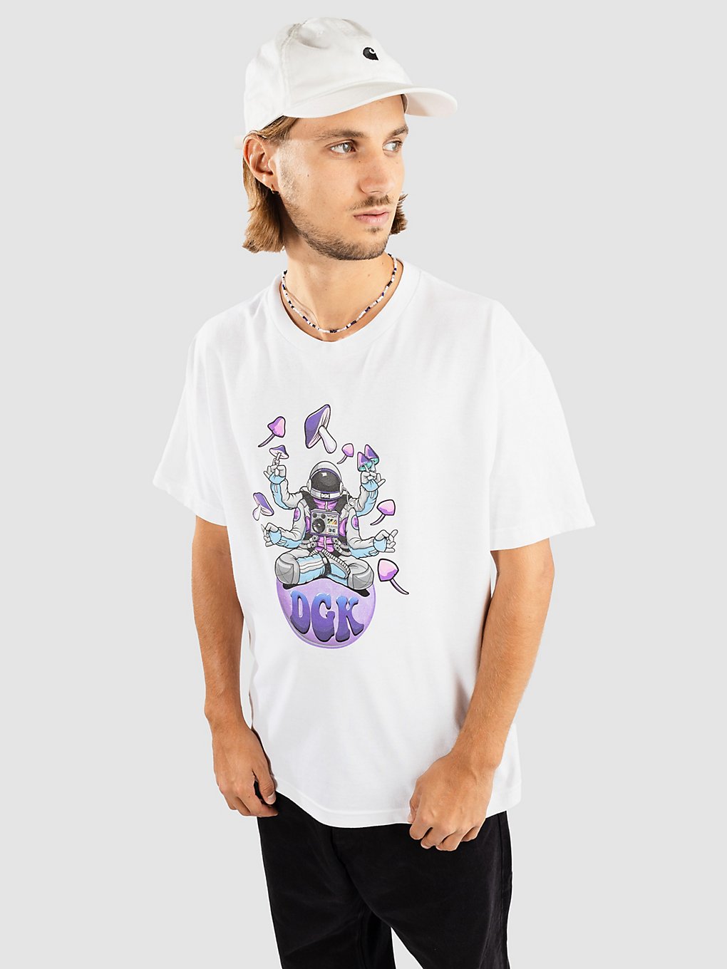 DGK petjes T-Shirt wit