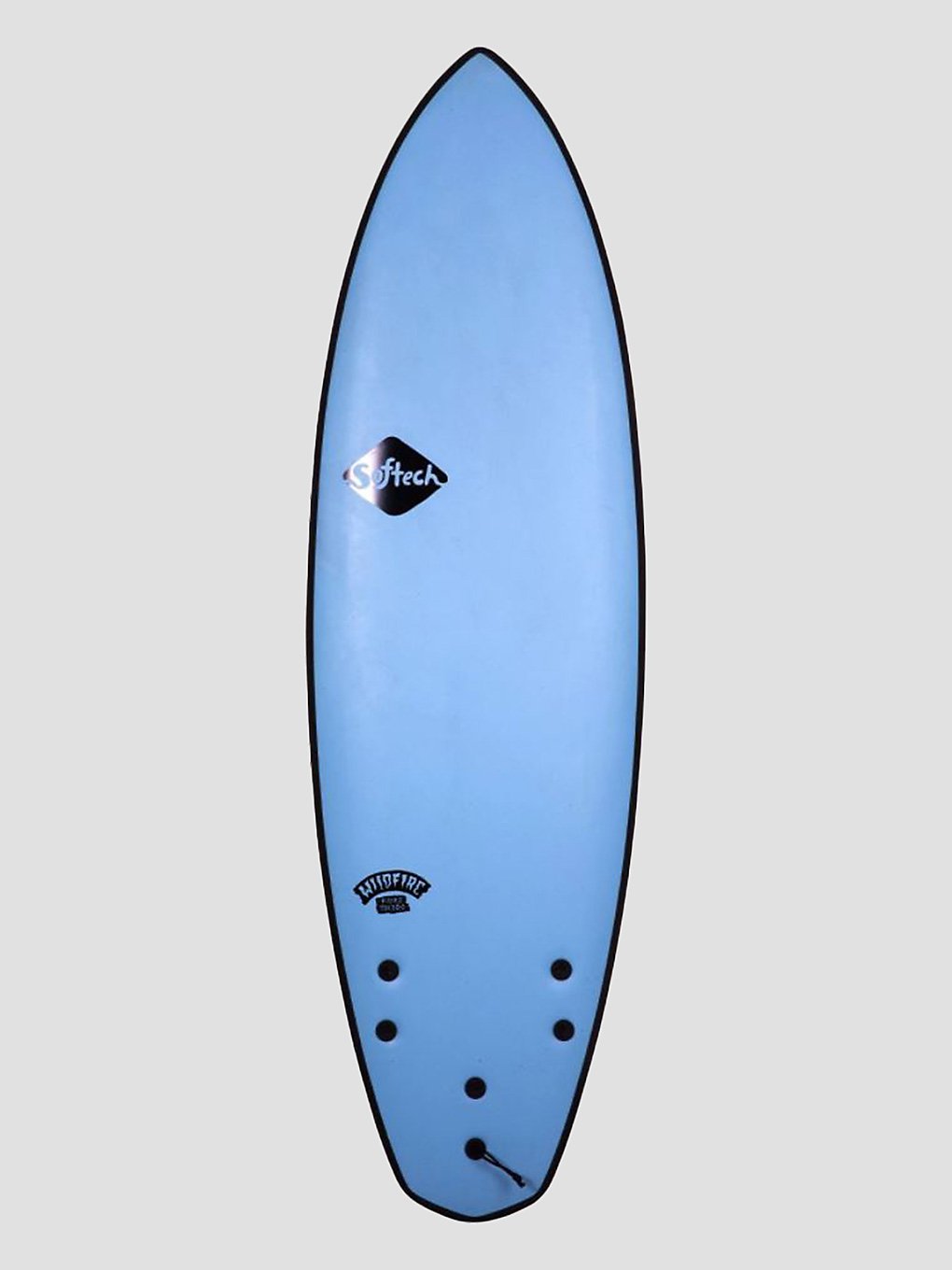 Softech Toledo Wildfire 5'3 Softtop Surfboard blauw