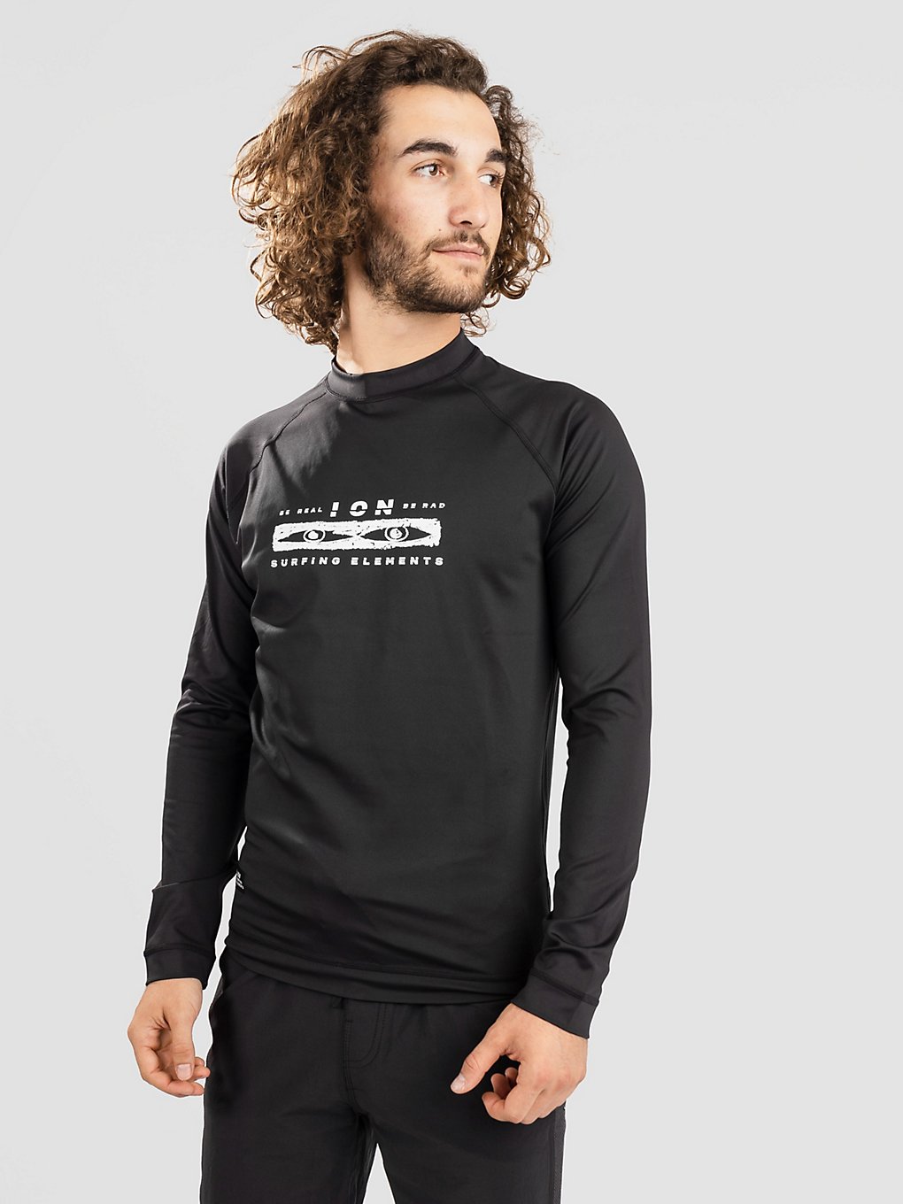 Ion Longsleeve Rash Guard zwart