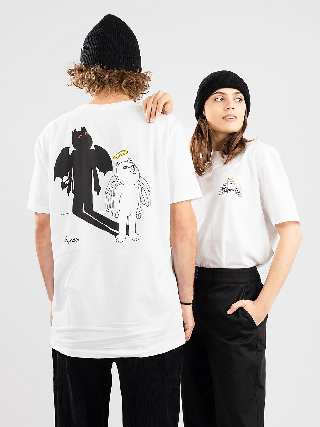 RIPNDIP Shadow Friend T-Shirt wit