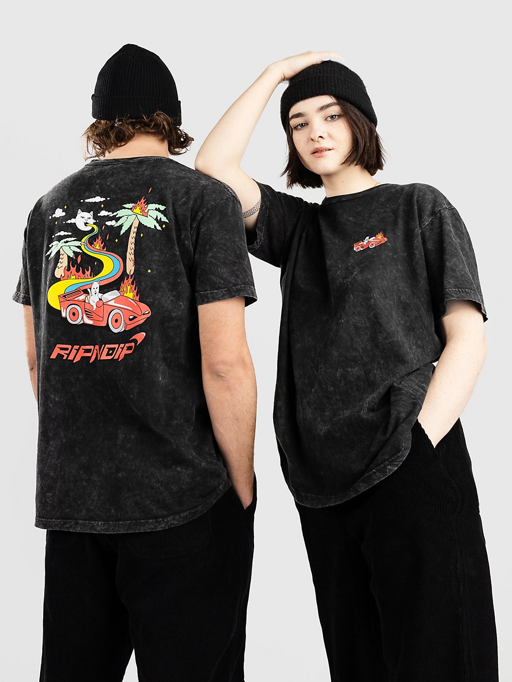 RIPNDIP Hell Racer T-Shirt zwart