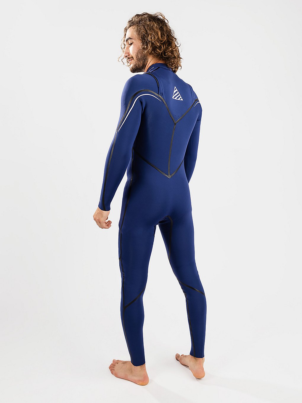 Zion Vault 3/2 Steamer Chest Zip Wetsuit blauw