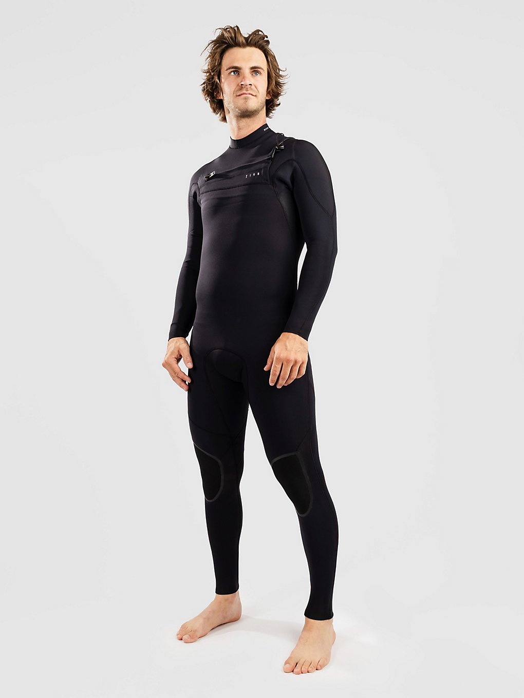 Zion Wesley 3/2 Steamer Chest Zip Wetsuit zwart