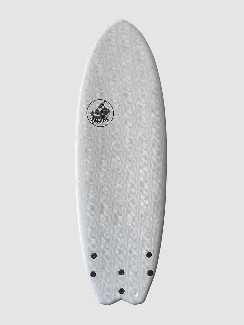 Buster 5'0 Space Twin Puffin Riversurfboard grijs