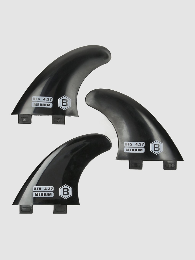 Buster 4,37” Thruster Medium Soft Flexible Vin Set zwart