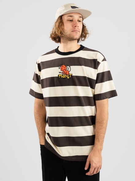 Monet Skateboards No Good Stripe T-Shirt patroon