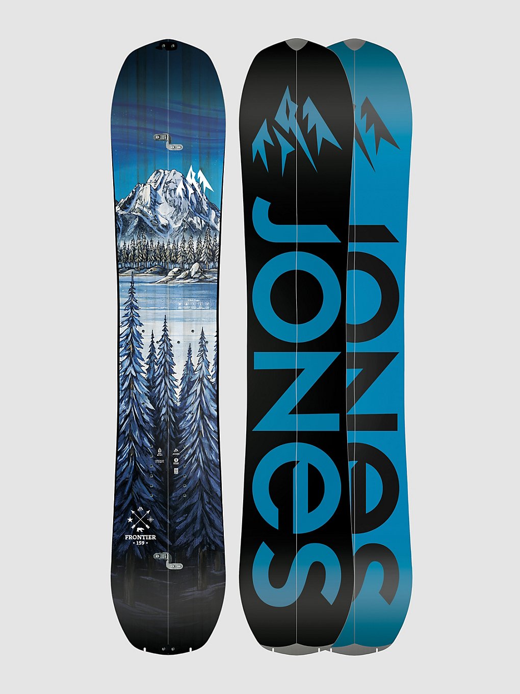 Jones Snowboards Frontier 162 2023 Splitboard patroon