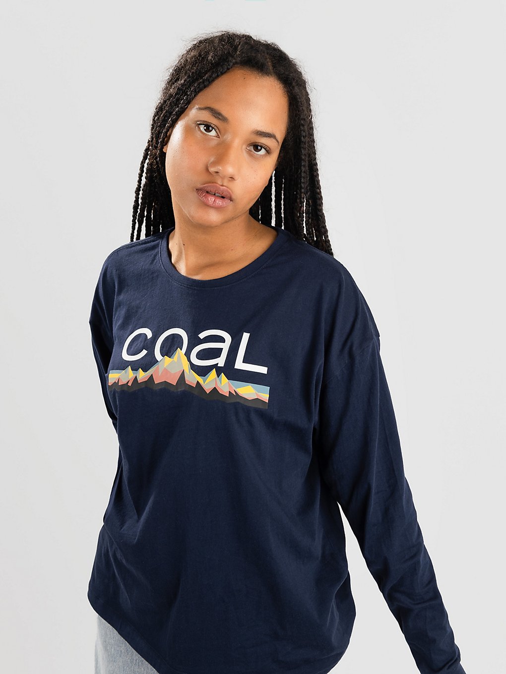 Coal Heather Lake Longsleeve blauw