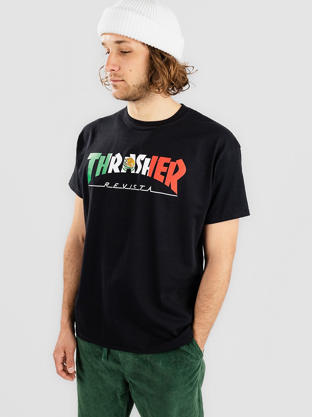 Thrasher Mexico T-Shirt zwart