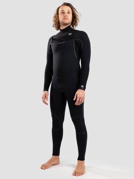 Billabong Furnace 5/4 Chest Zip Wetsuit zwart