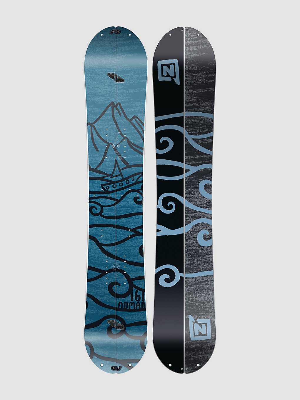 Nitro 161 2023 Splitboard blauw