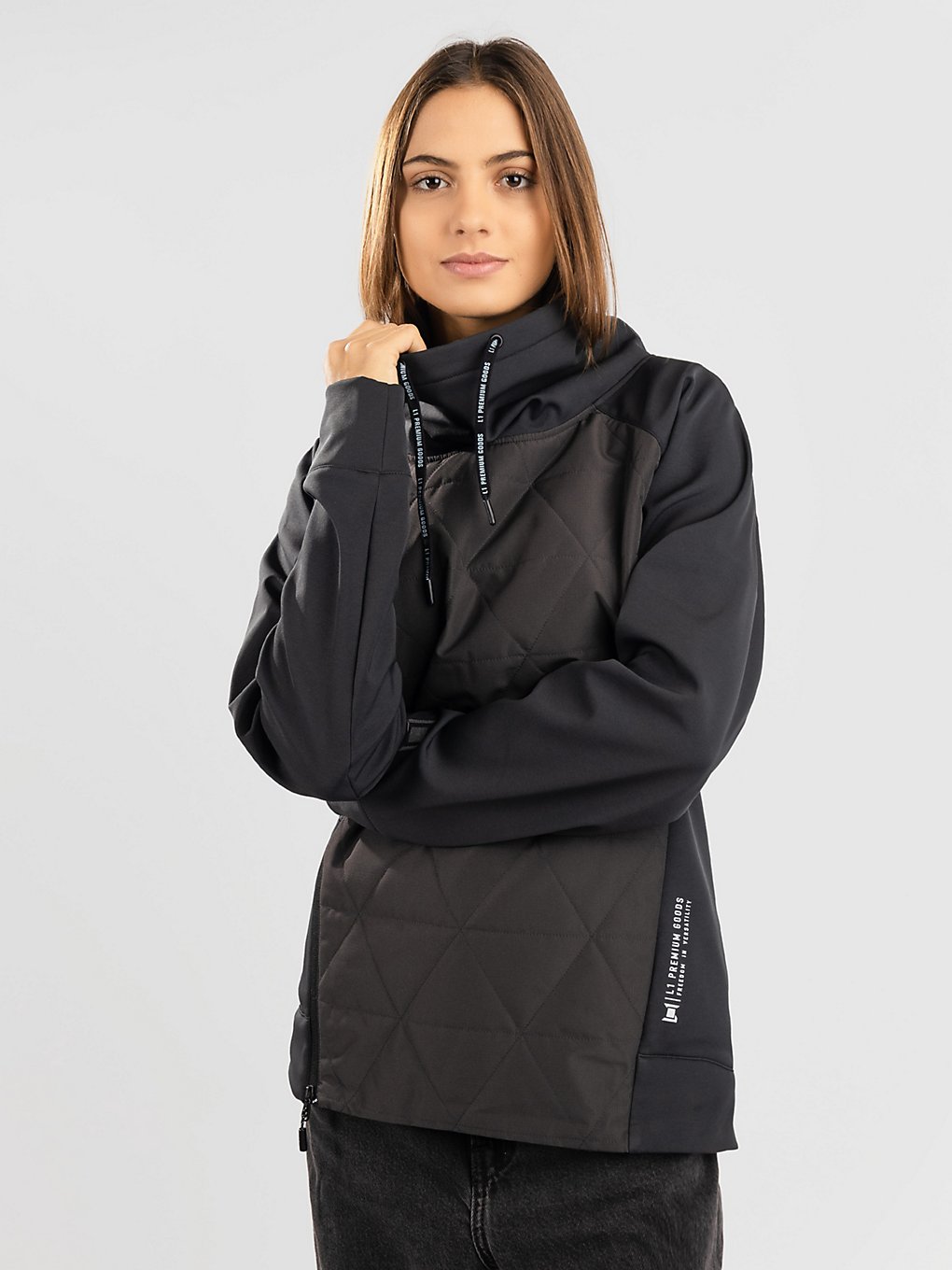 L1 Phase Tech Fleece Insulatie jas zwart