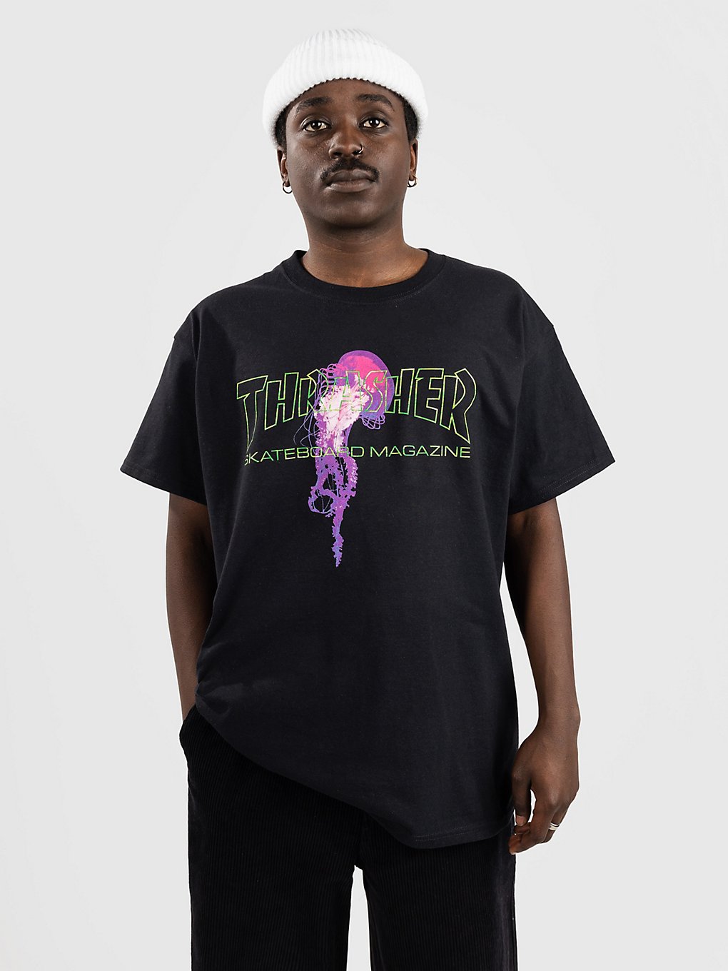 Thrasher Atlantic Drift T-Shirt zwart
