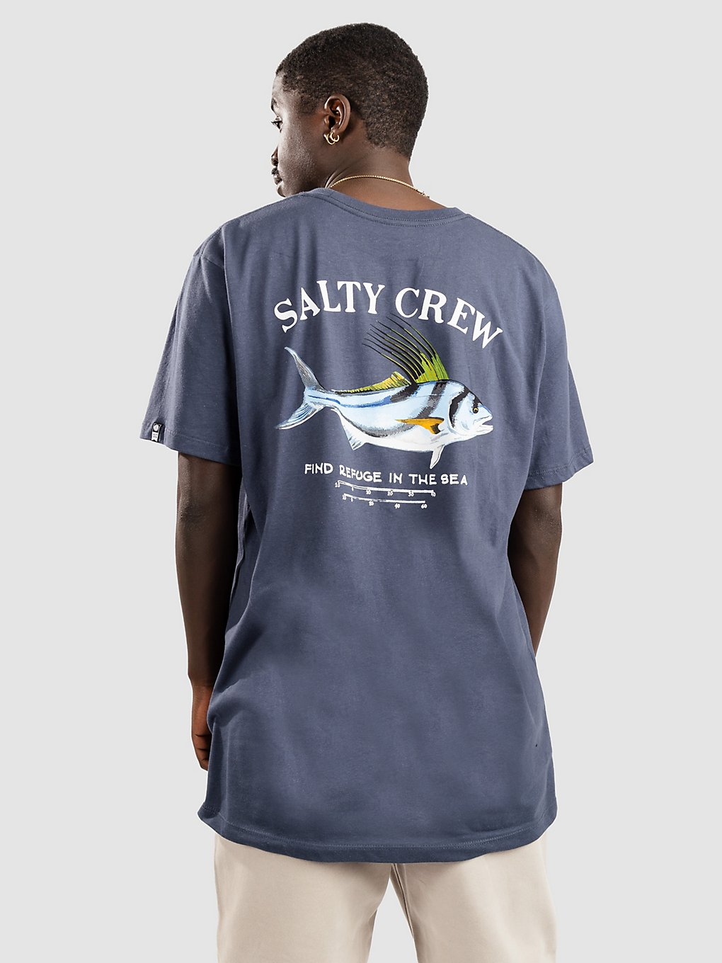 Salty Crew Rooster Premium T-Shirt blauw