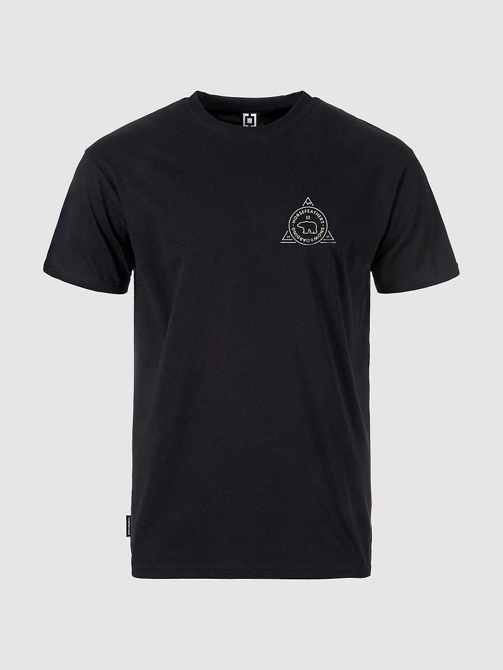 Horsefeathers Grizzly Triangle T-Shirt zwart