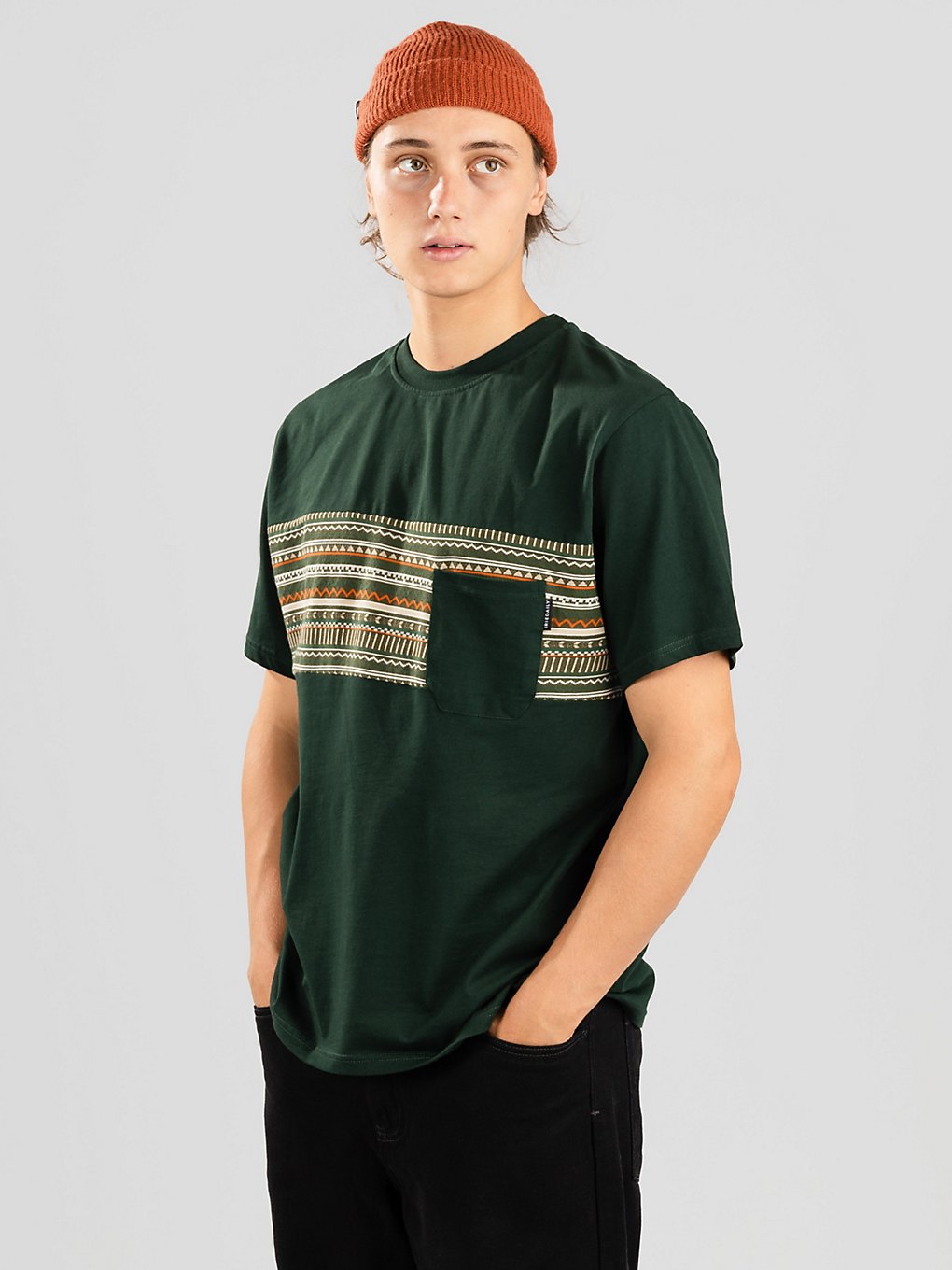 Iriedaily Chop Chop Pocket T-Shirt groen