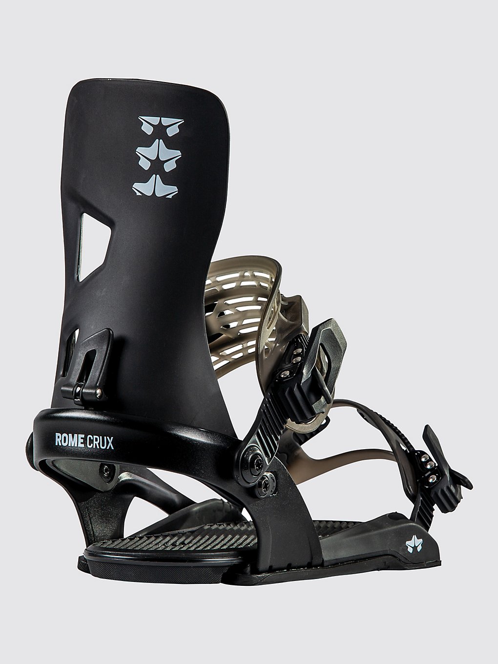 Rome Crux 2024 Snowboard bindingen zwart