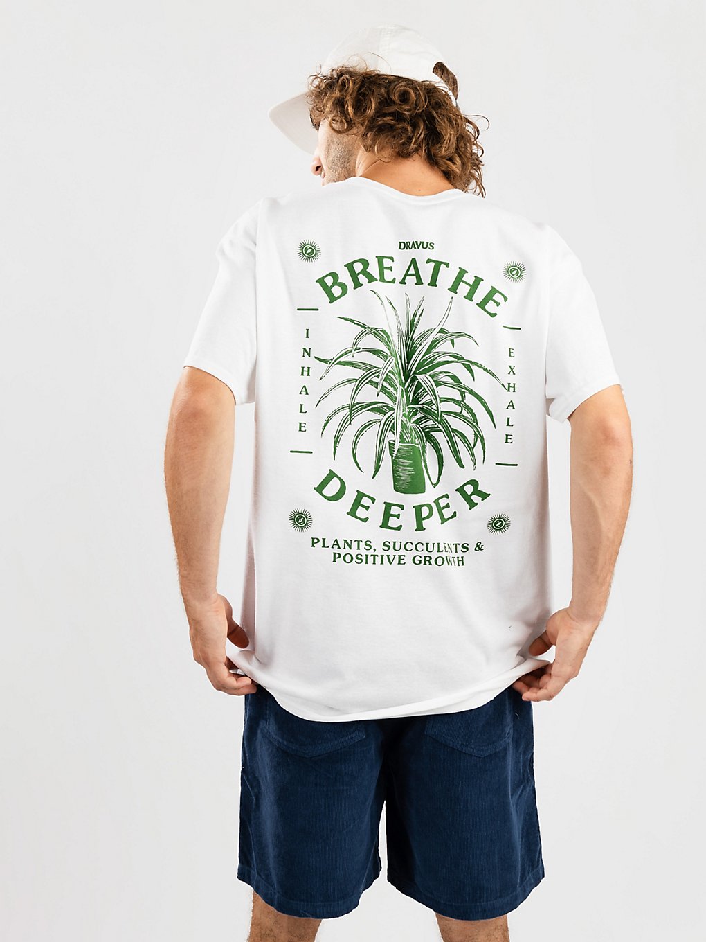 Dravus Deep Breaths T-Shirt wit