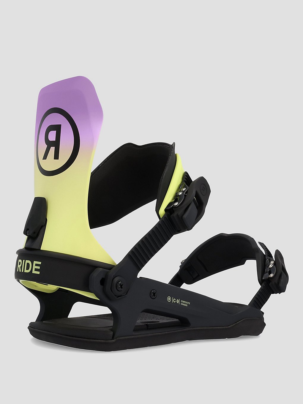 Ride C-9 2023 Snowboard bindingen zwart