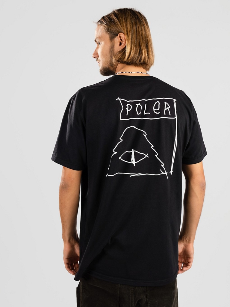 Poler Scribble T-Shirt zwart