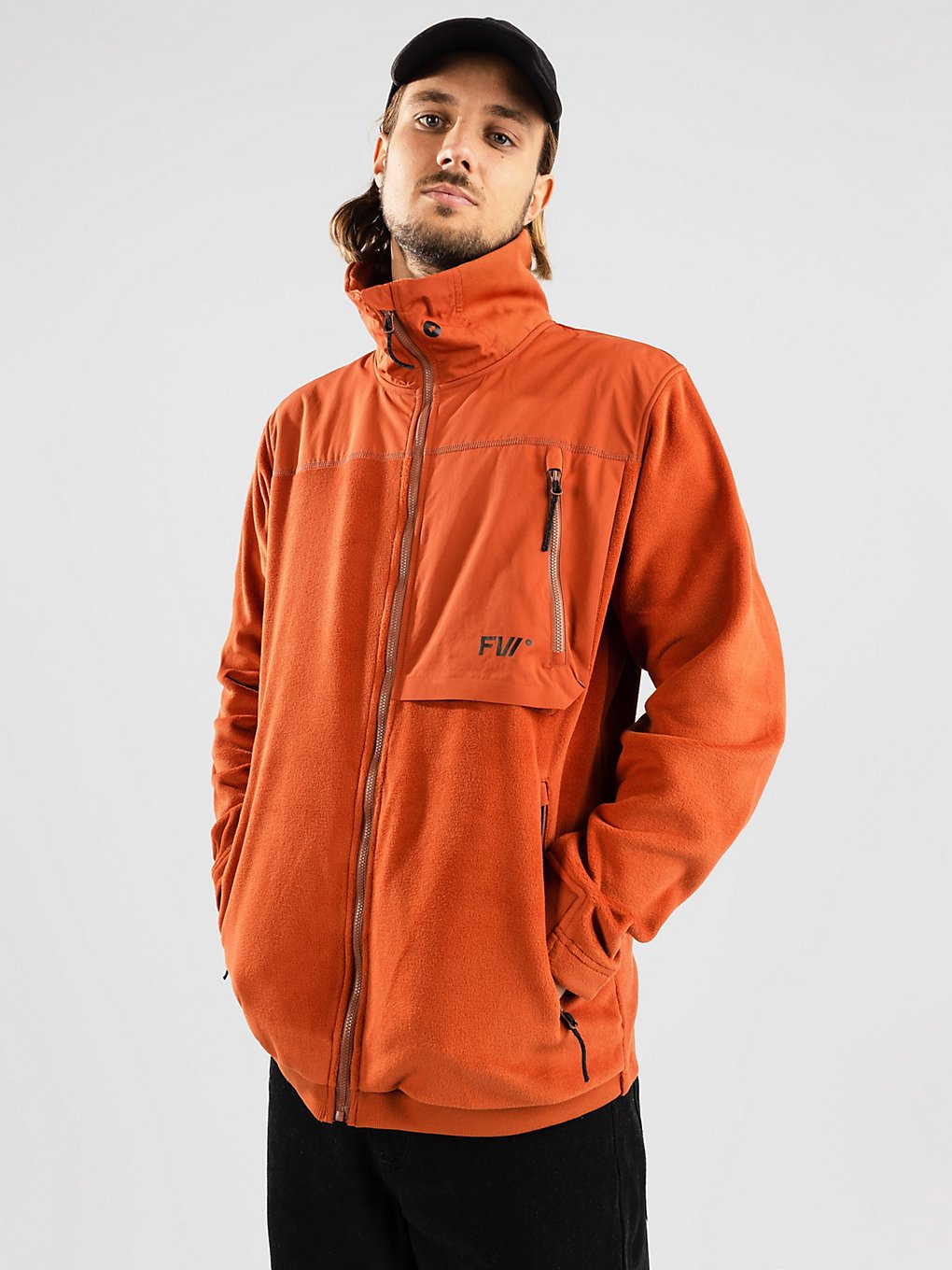 FW Root Classic Fleece jas bruin