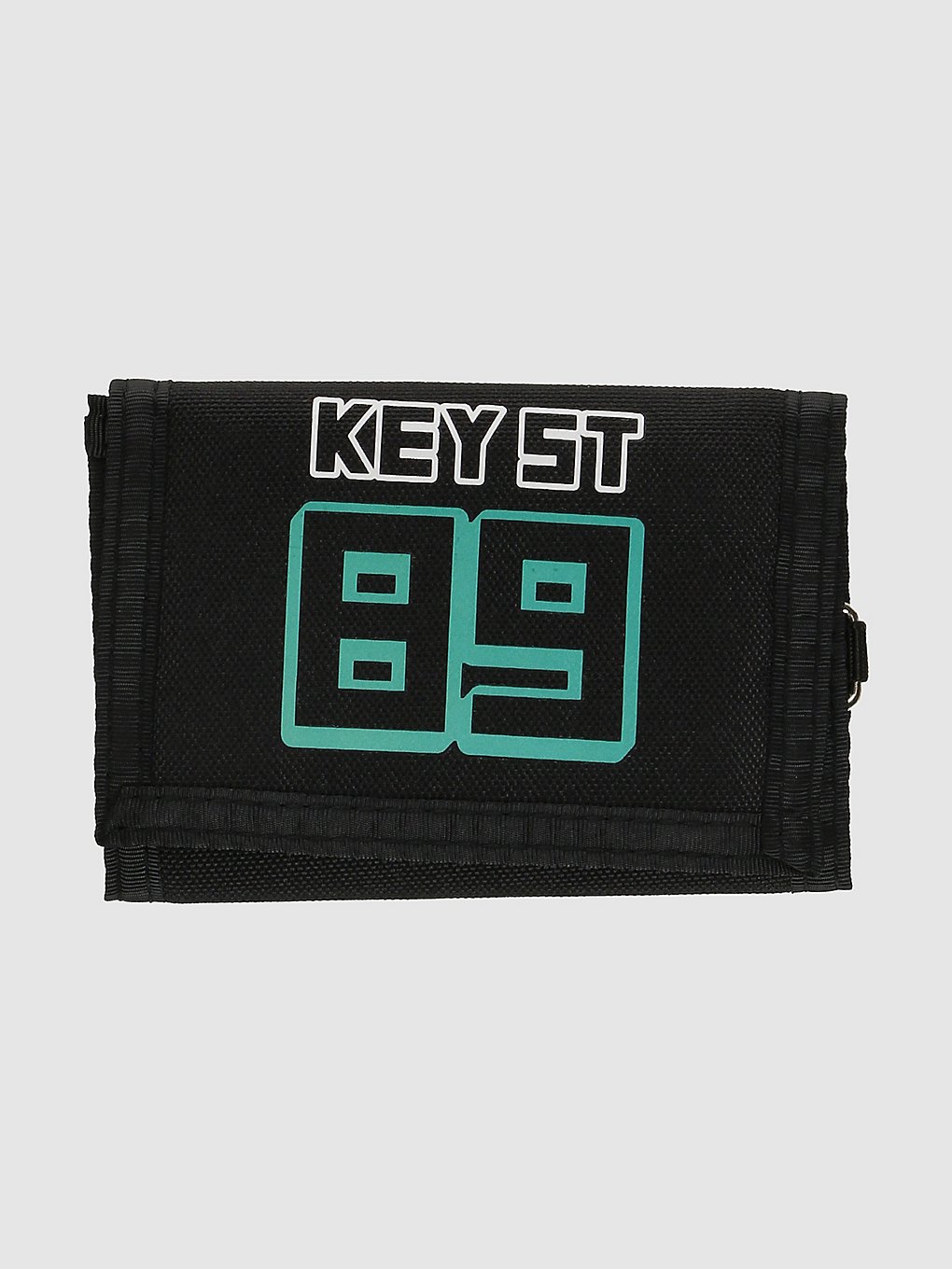 Key Street 89 Tri Fold Portemonnee zwart