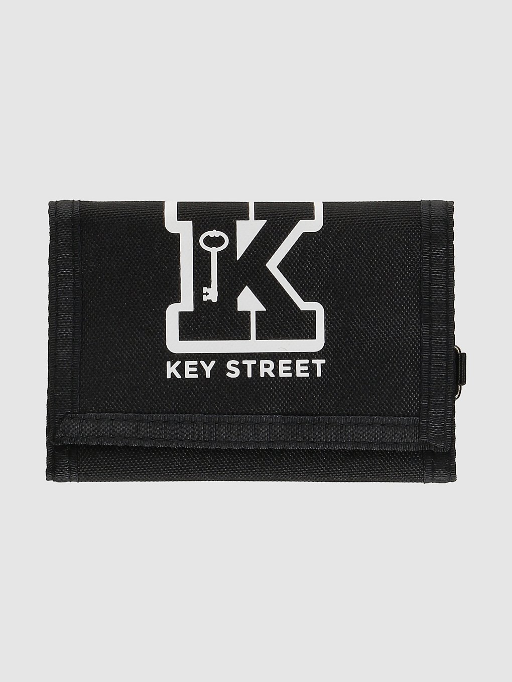 Key Street Lock & Key Club Trifold Portemonnee zwart