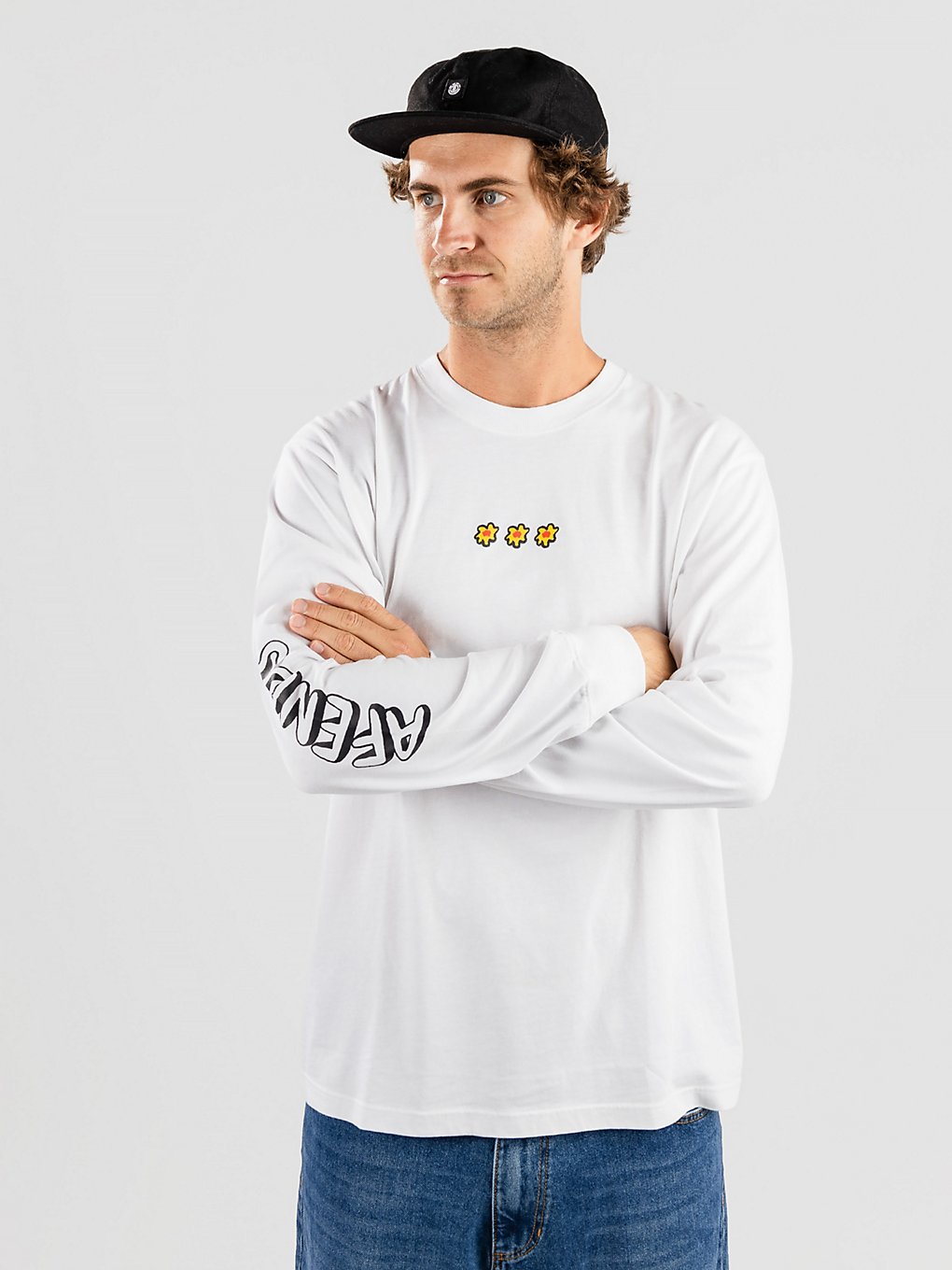 Afends Globe Longsleeve wit