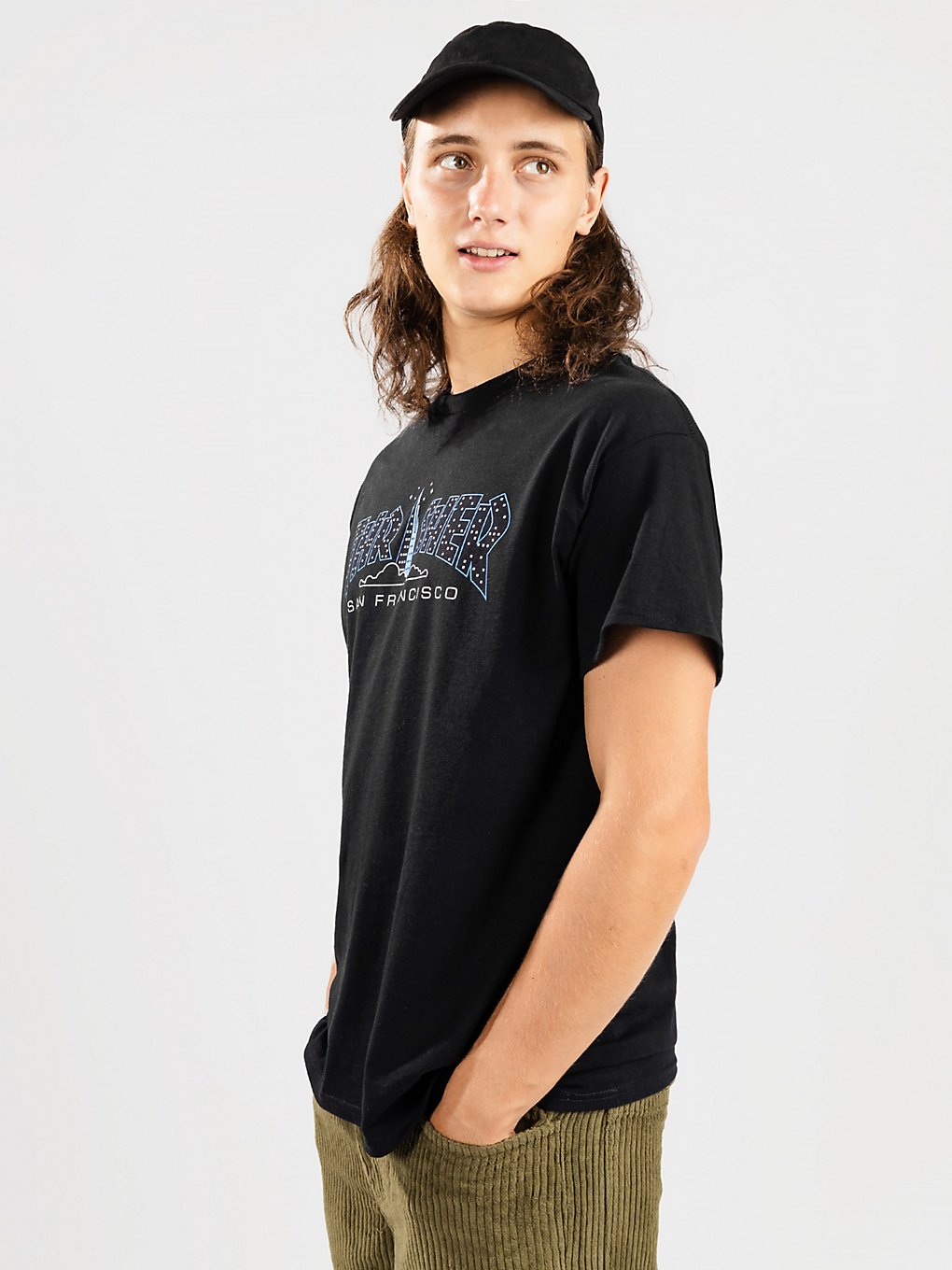 Thrasher Pyramid T-Shirt zwart