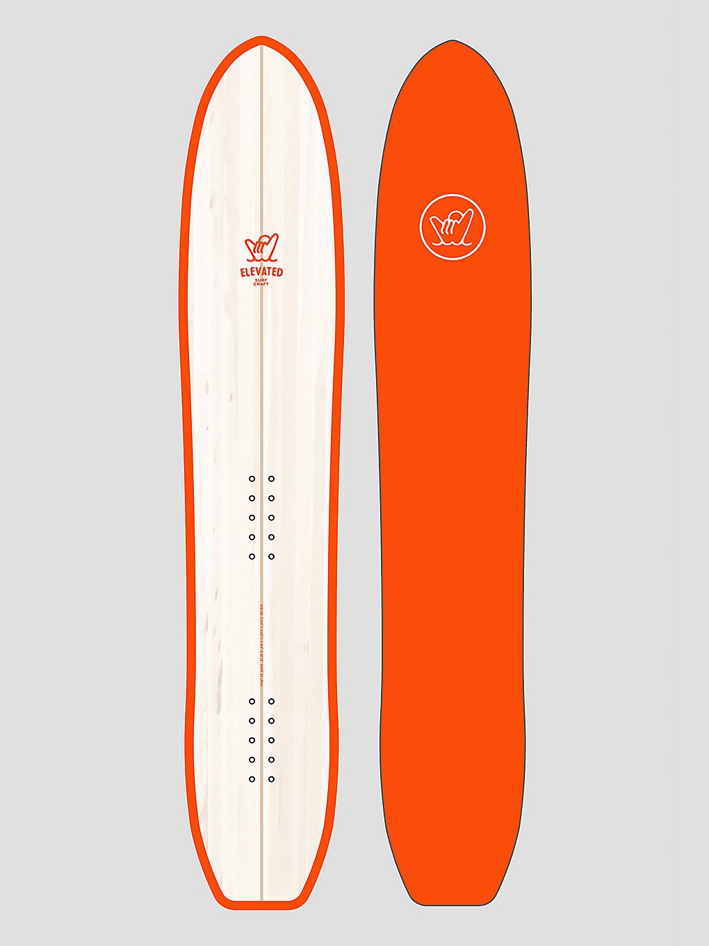 Elevated Surf Craft Log 5'10 / 178 2023 Snowboard wit
