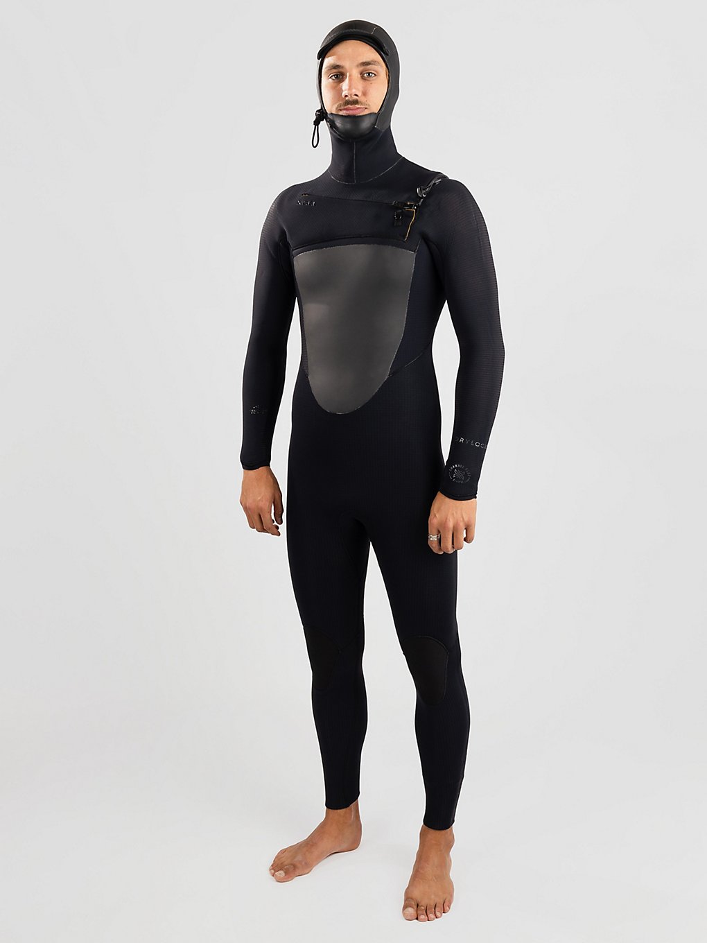 Xcel Drylock 5/4 Hooded Full Wetsuit zwart