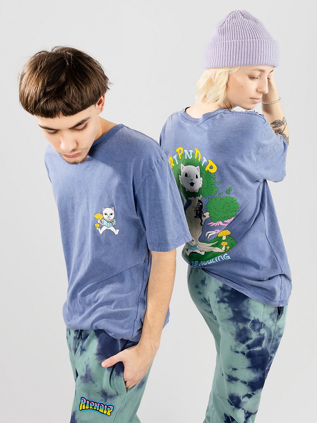 RIPNDIP Adventure Club T-Shirt blauw