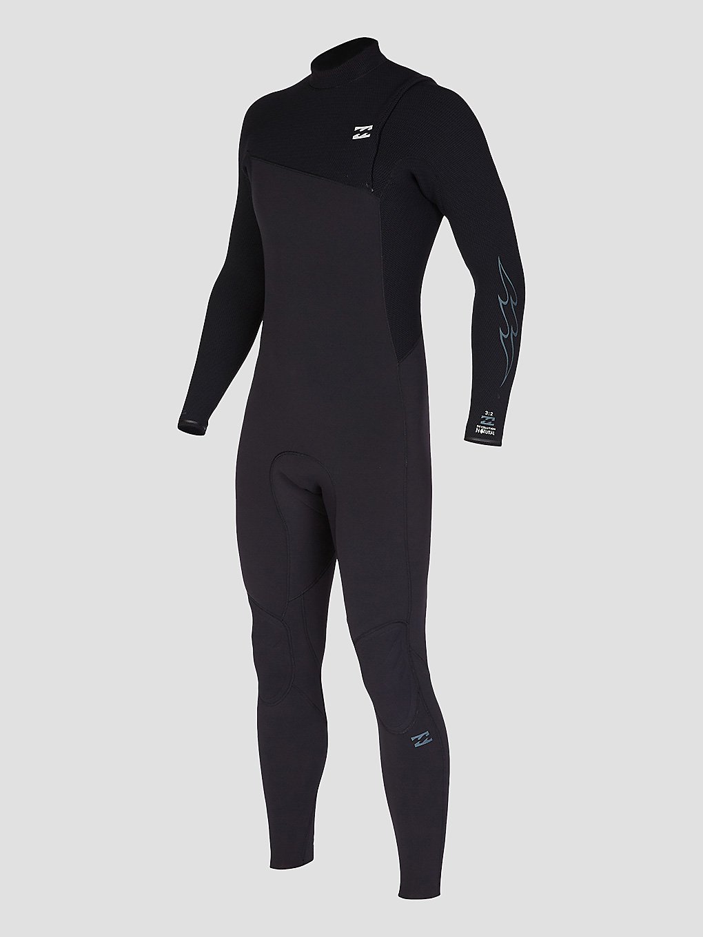 Billabong Revolution 4/3 Natural ZL Full Wetsuit zwart