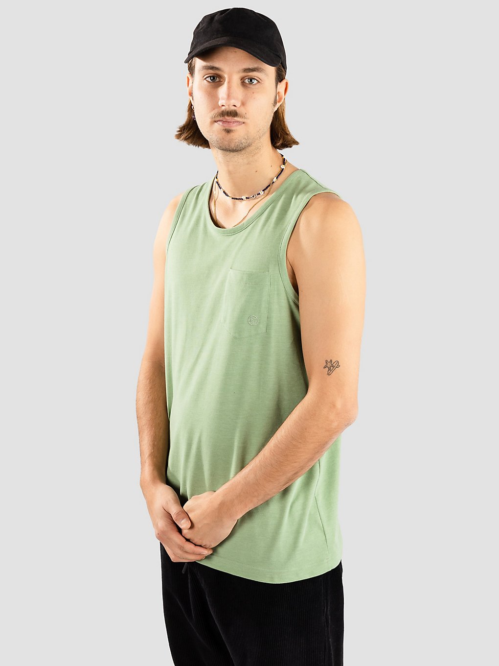 Kazane Adlesten Tanktop groen