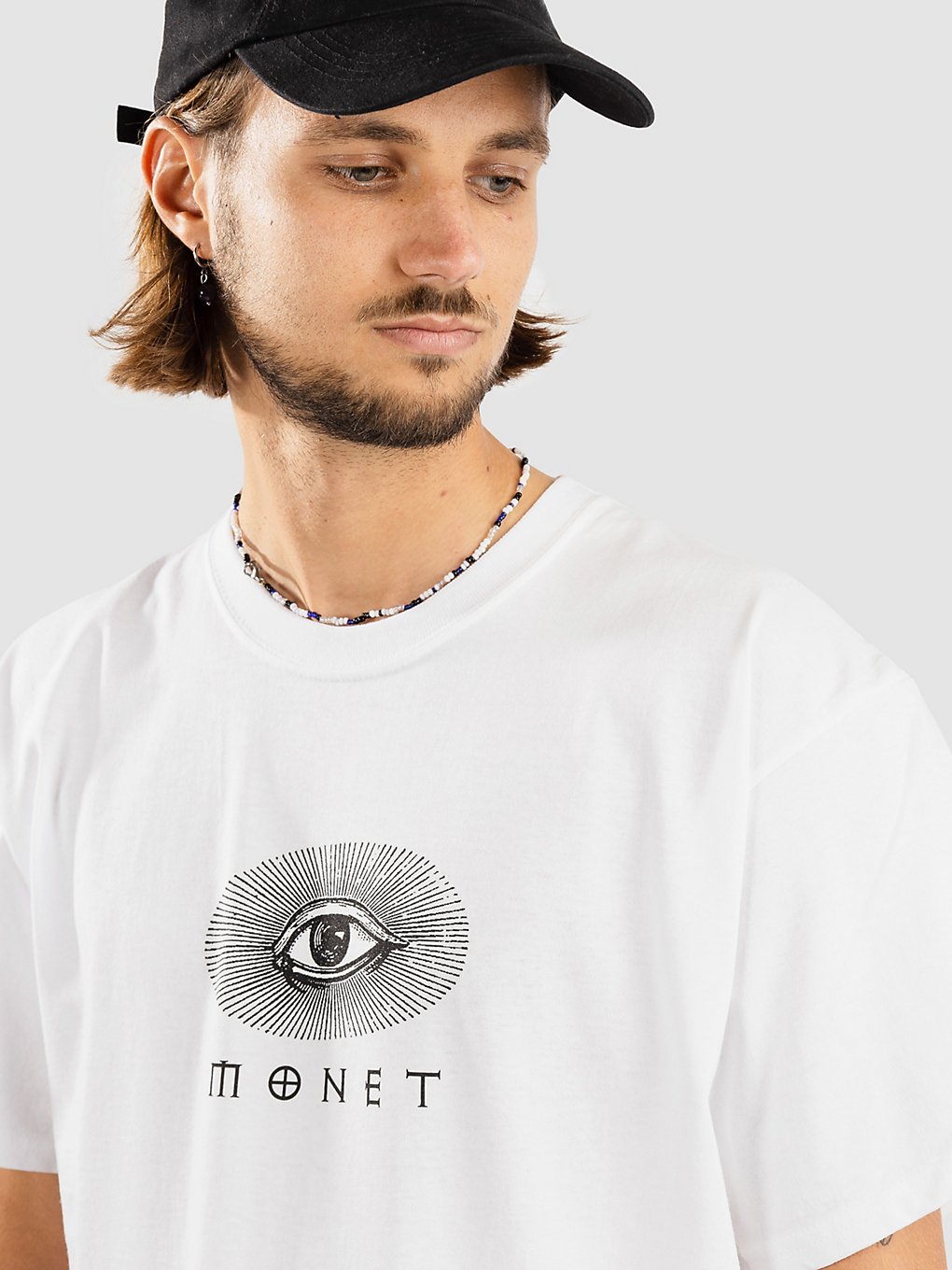 Monet Skateboards Dead T-Shirt wit