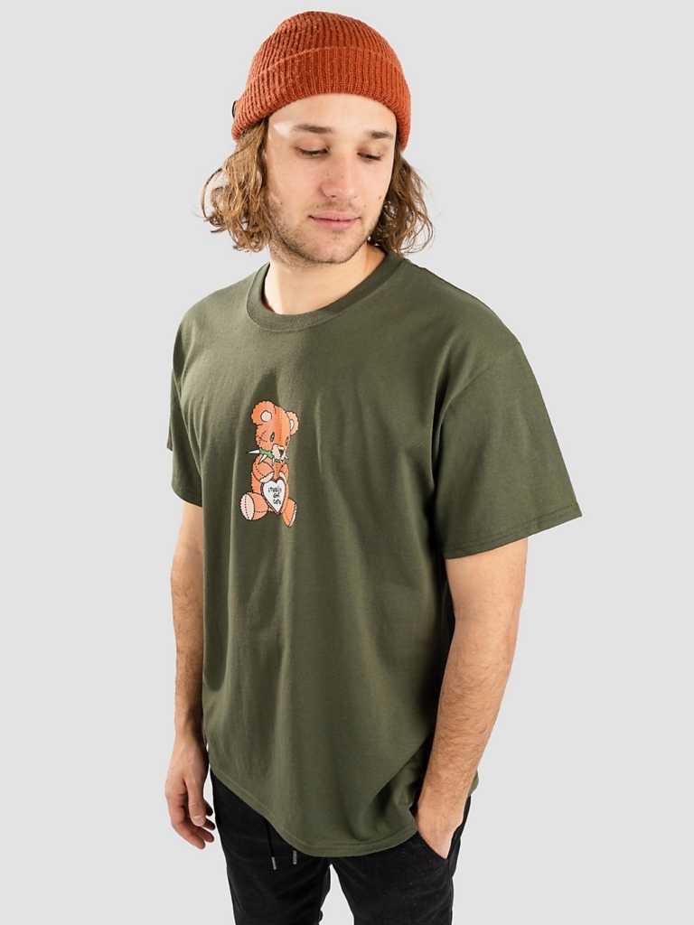 A.Lab Bear Don’T Care T-Shirt groen