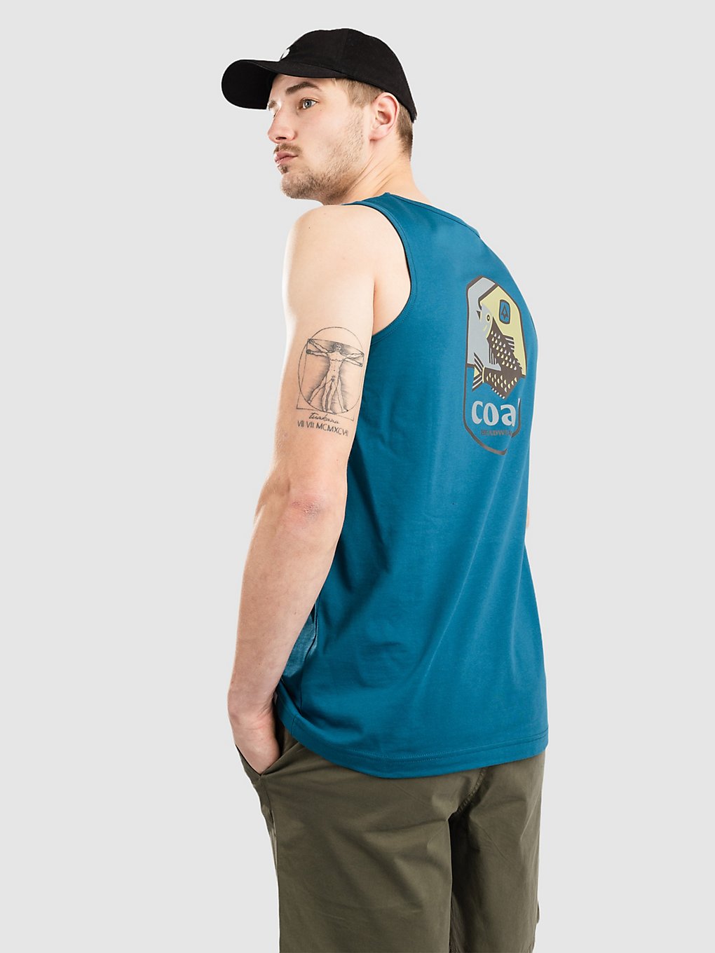 Coal Hooked Tanktop blauw