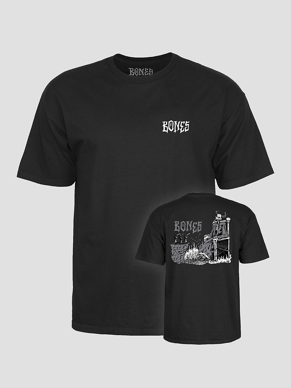 Bones Wheels Reaper Hades T-Shirt zwart