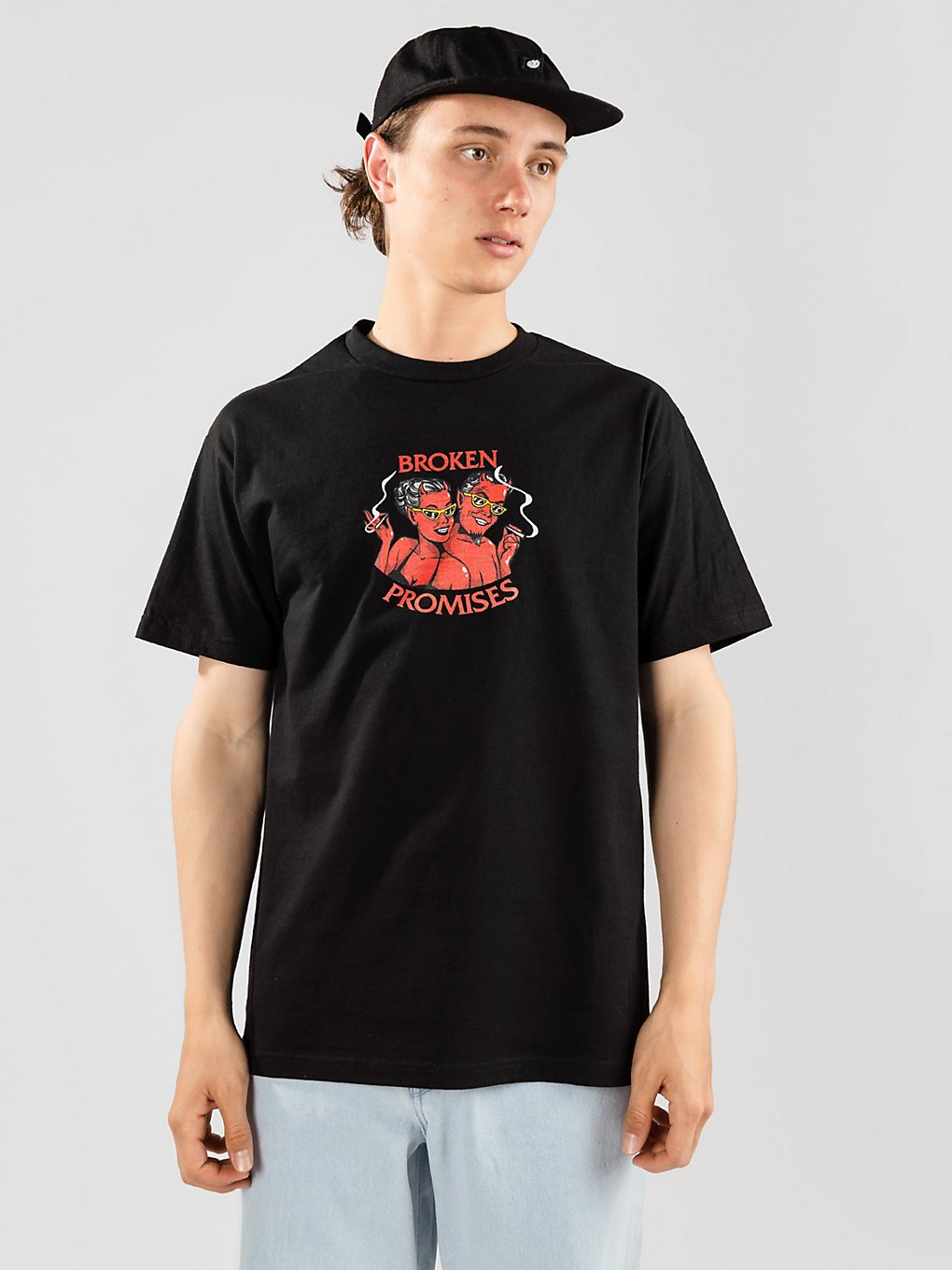 Broken Promises Devil'S Lettuce T-Shirt zwart