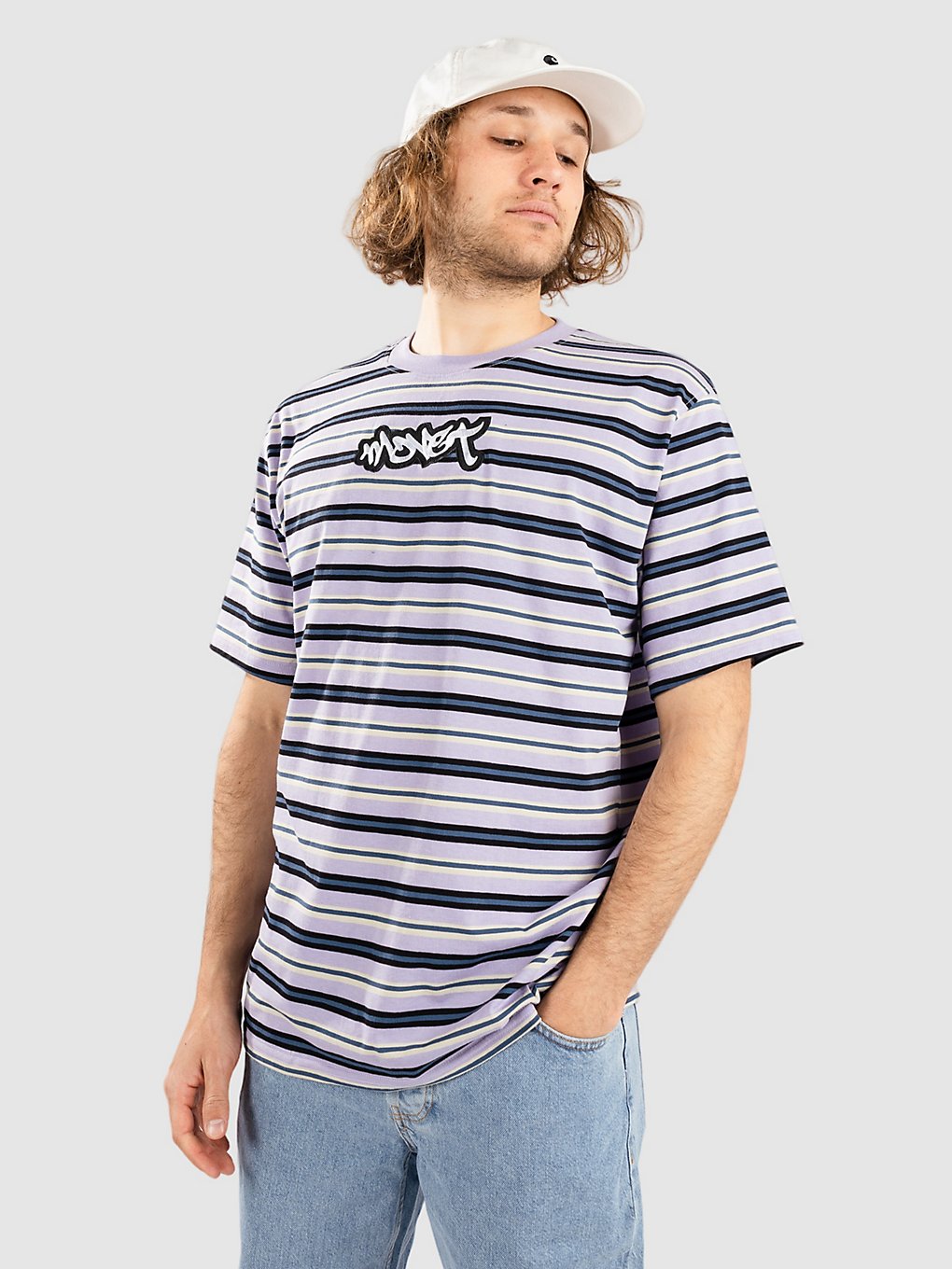 Monet Skateboards Railway Stripe T-Shirt