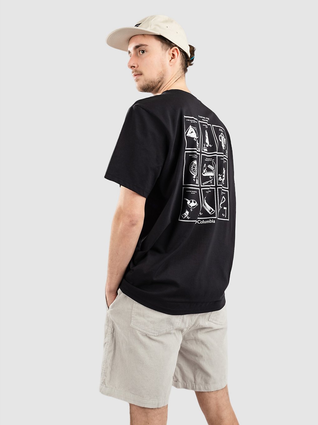 Columbia Explorers Canyon Back T-Shirt zwart