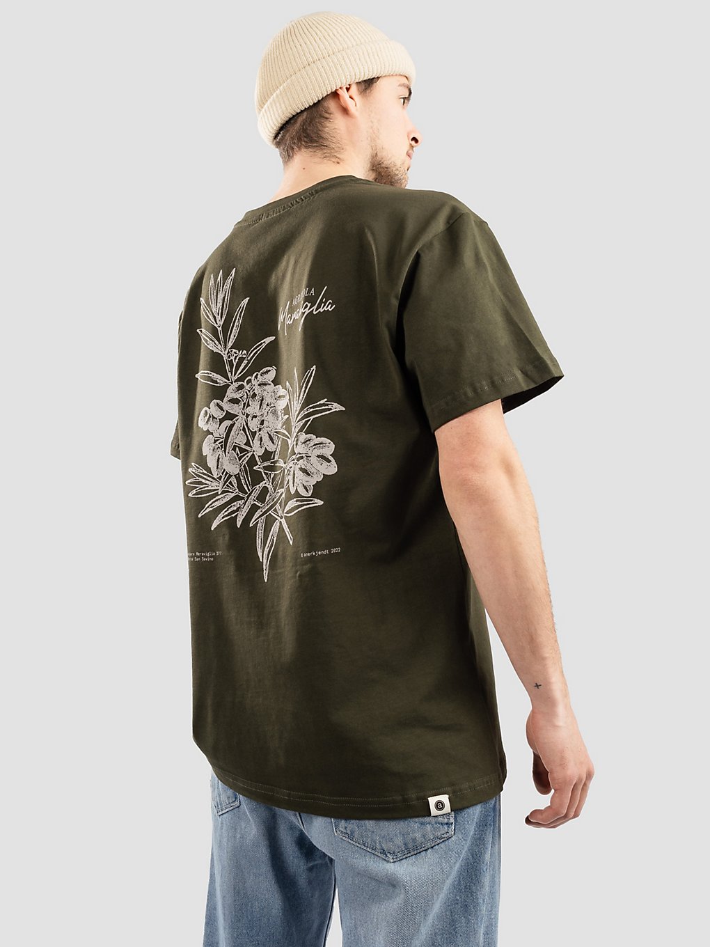 Anerkjendt Akkikki Olive2 T-Shirt groen