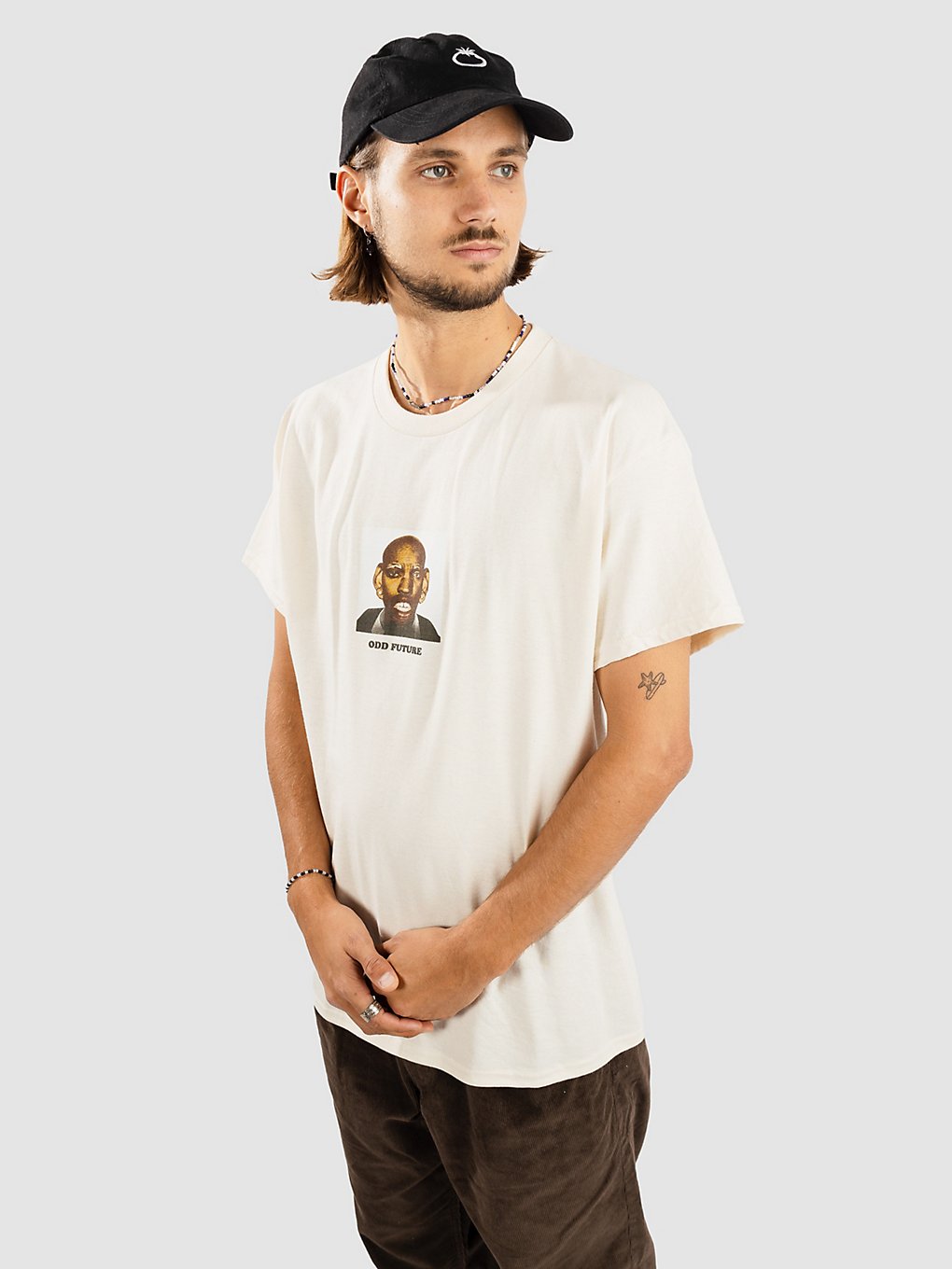 Odd Future Face T-Shirt bruin