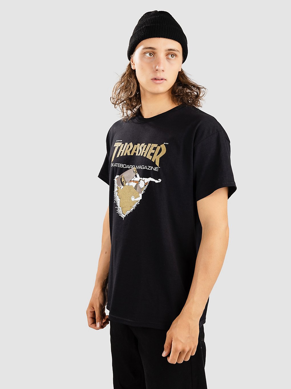 Thrasher First Cover T-Shirt zwart
