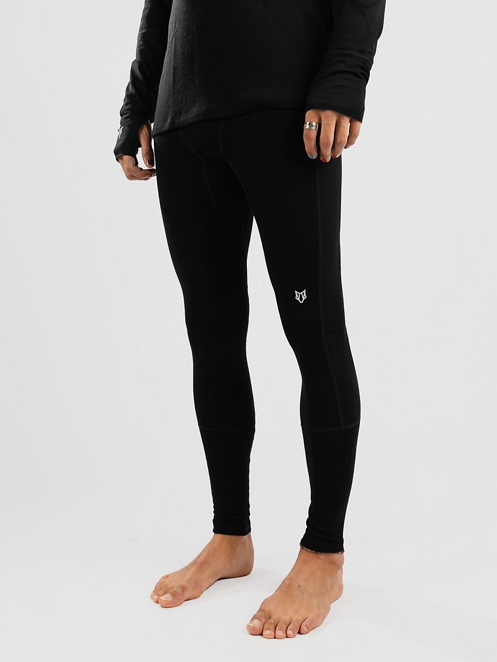 Woolf Merino Svarthetta Performance Thermo broek zwart