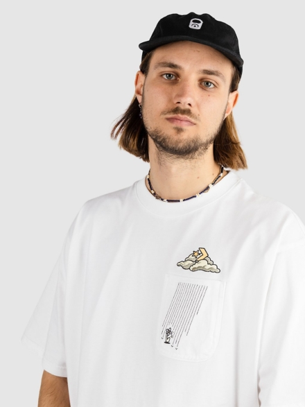 Converse Novelty Cloud Pocket T-Shirt wit