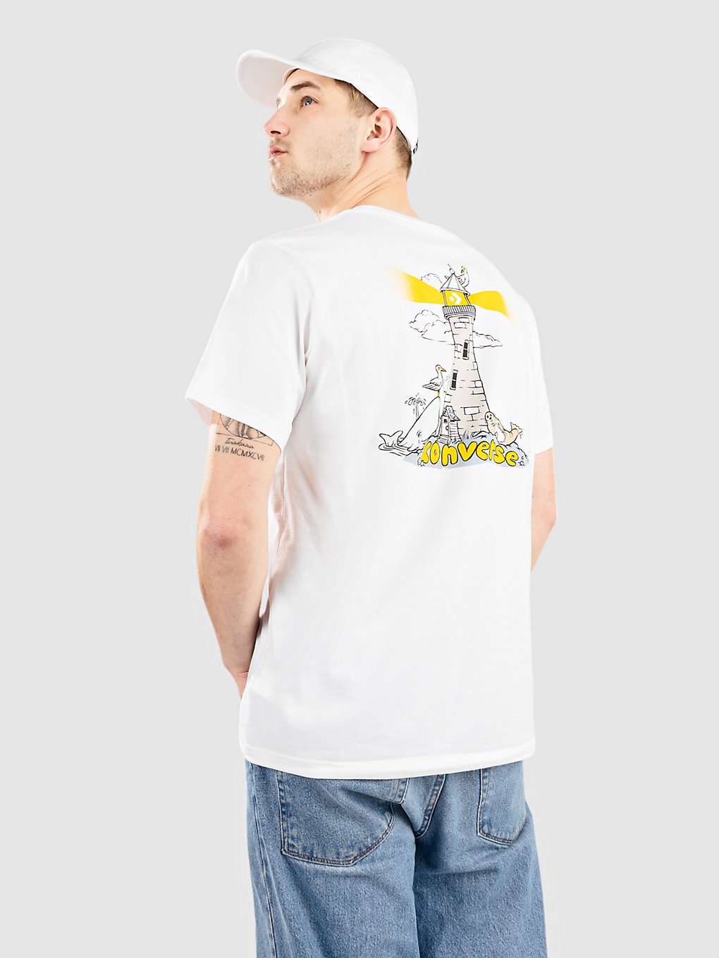 Converse Lighthouse T-Shirt wit