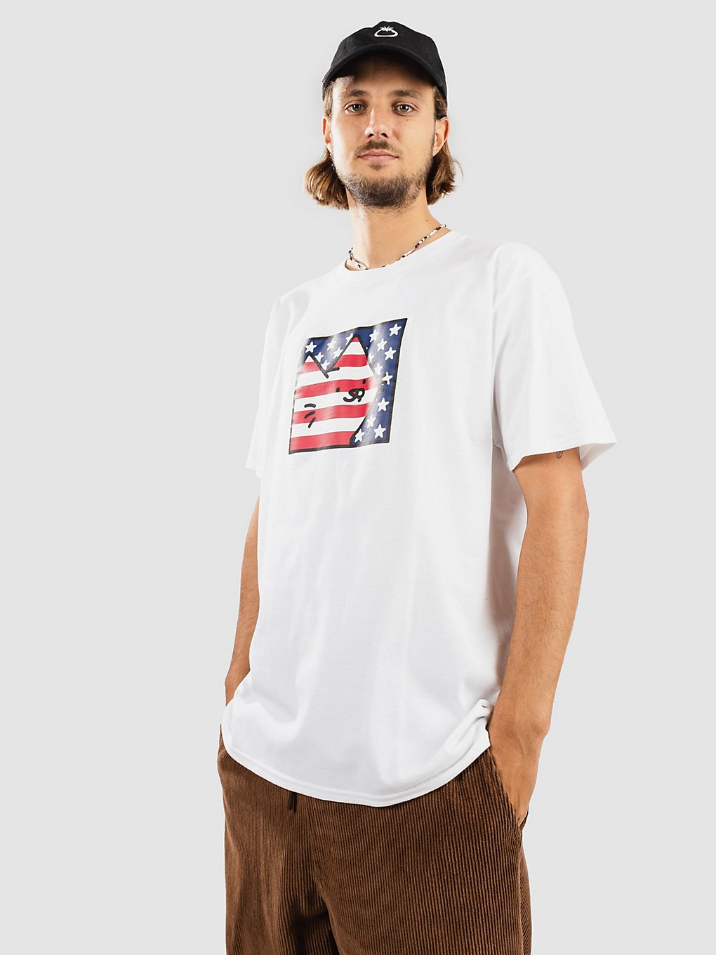 Leon Karssen Americat T-Shirt wit